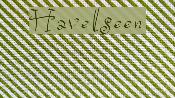 Havelseen Font examples