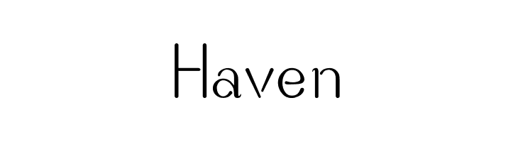 Haven  font caratteri gratis
