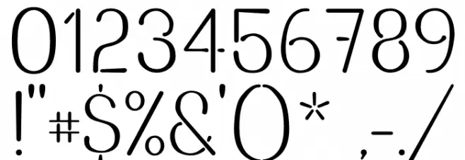 Haven Font OTHER CHARS