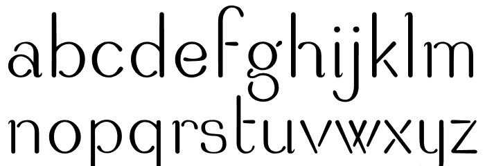 Haven Font LOWERCASE