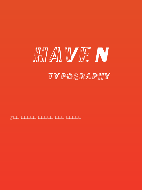 Haven Poster