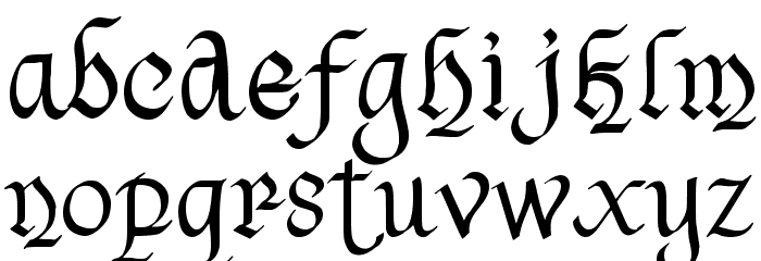 Havenscript Regular Font LOWERCASE