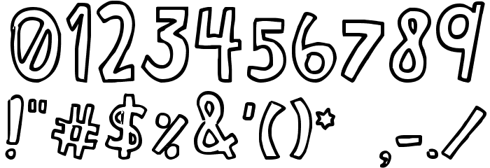 Havent Slept in Two Days Bold Font OTHER CHARS