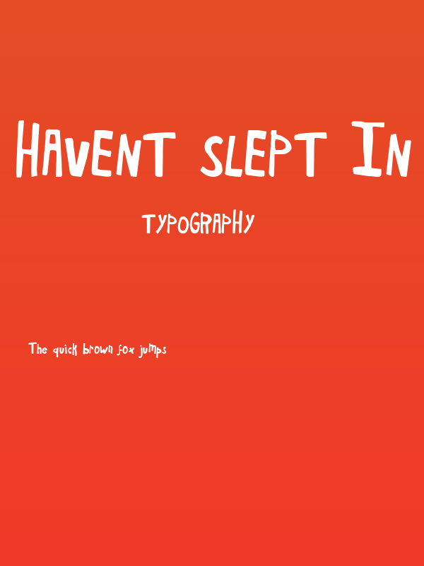 Havent Slept in Two Days Shadow Poster