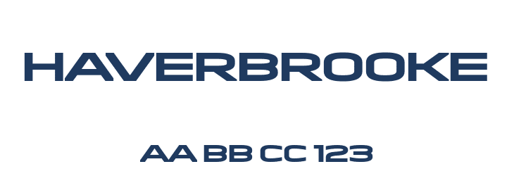 Haverbrooke Font Preview