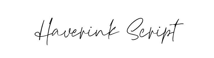 Haverink Script  Скачать бесплатные шрифты