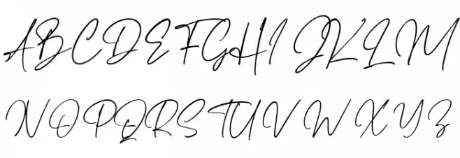 Haverink Script Schriftart Groß