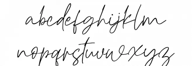 Haverink Script Polices MINUSCULES