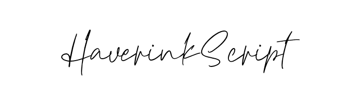HaverinkScript  font caratteri gratis