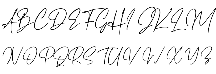 HaverinkScript Font Litere mari