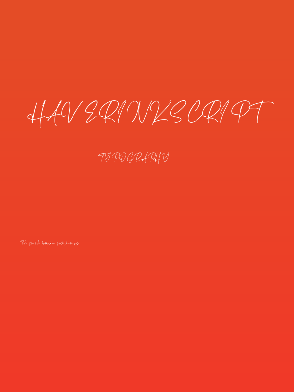 HaverinkScript Poster