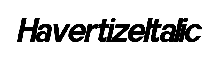 Havertize Italic  Frei Schriftart Herunterladen