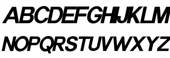 Havertize Italic 字体 大写