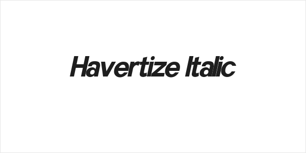 Havertize Italic Logo