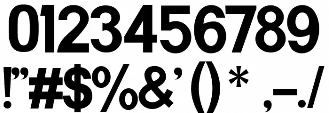 Havertize Font OTHER CHARS