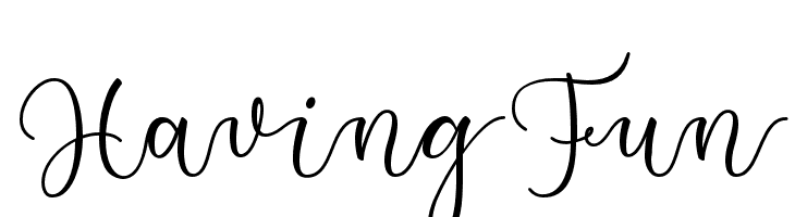 Having Fun  Frei Schriftart Herunterladen