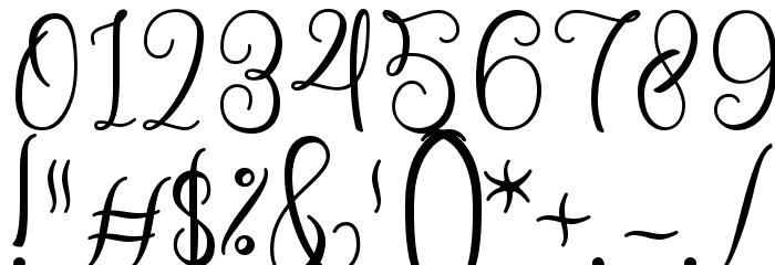 Having Fun Font OTHER CHARS