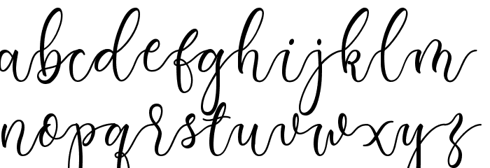 Having Fun Font LOWERCASE