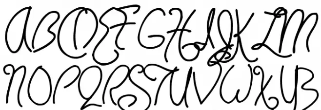 HavingWrit Bold Fonte MAIÚSCULAS