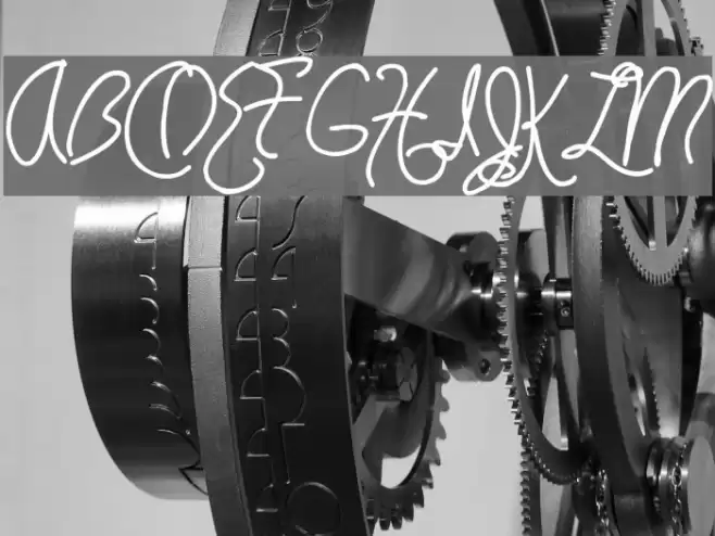 HavingWrit Bold Font examples