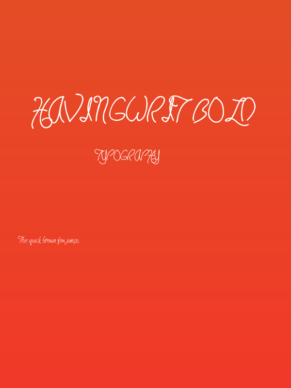 HavingWrit Bold Poster