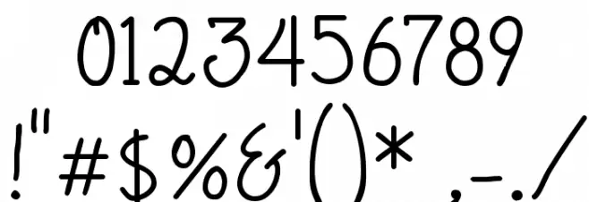 HavingWrit Heavy Font OTHER CHARS