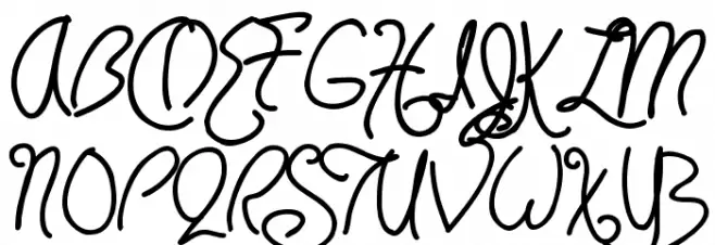HavingWrit Heavy Fonte MAIÚSCULAS