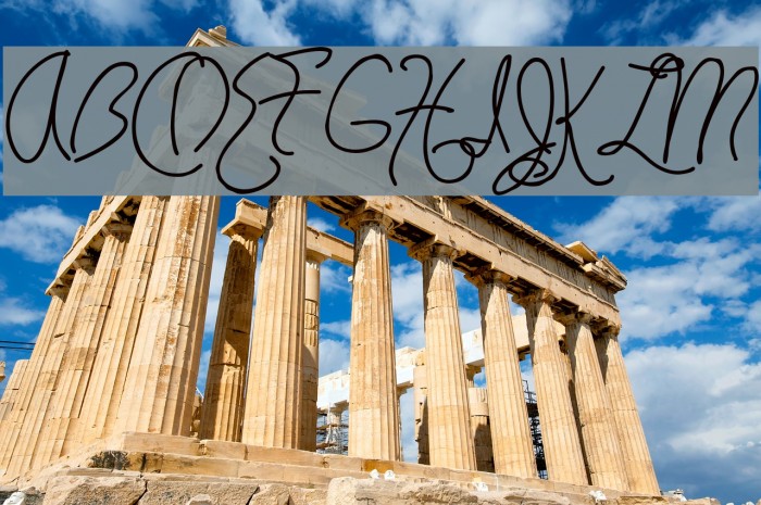 HavingWrit Font examples