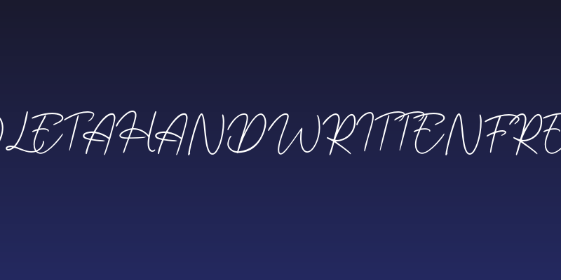 HavioletaHandwrittenFree-Reg Social Header