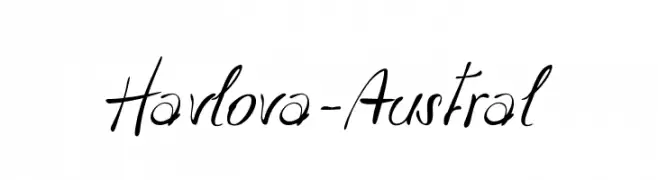 Havlova-Austral  免费字体下载