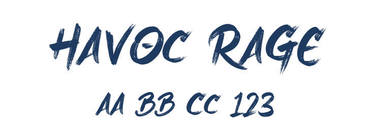 Havoc Rage Font Preview