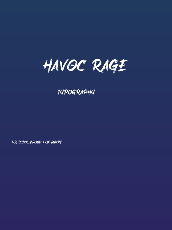 Havoc Rage Poster