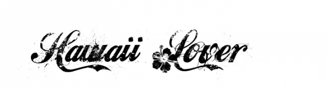 Hawaii Lover  नि: शुल्क फ़ॉन्ट्स डाउनलोड