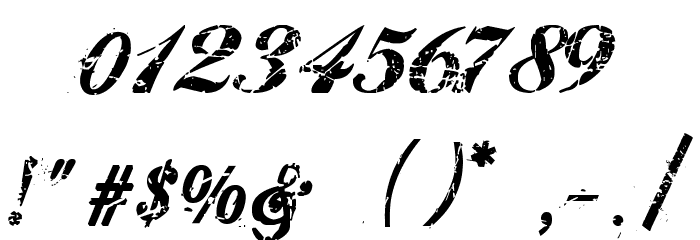 HawaiiKiller Font OTHER CHARS