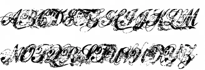 HawaiiKiller Schriftart Groß