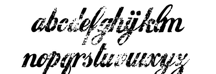 HawaiiKiller Font LOWERCASE