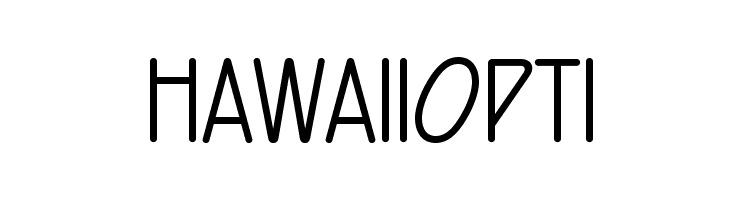 HawaiiOpti  フリーフォントのダウンロード