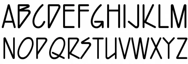 HawaiiOpti 字体 大写