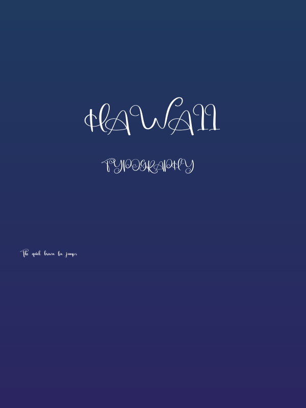 Hawaii Poster