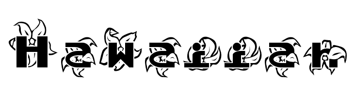 Hawaiiah  Free Fonts Download