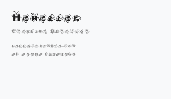 Hawaiiah Business Card