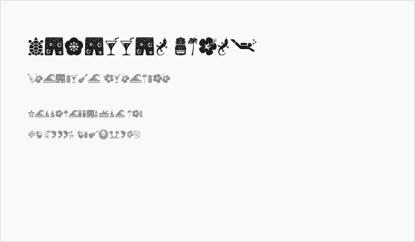 Hawaiian Icons Business Card