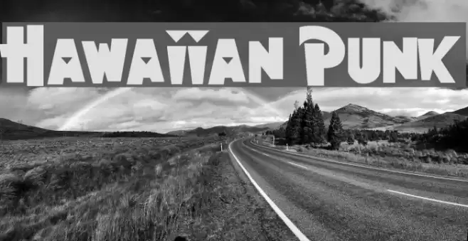 Hawaiian Punk Font examples