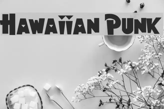 Hawaiian Punk Font examples