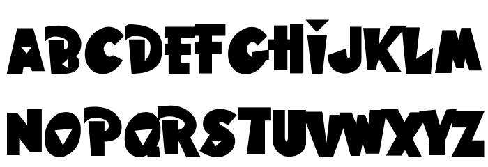 Hawaiian Punk Font LOWERCASE