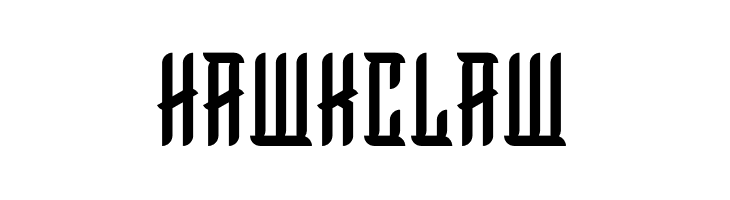 HawkClaw  नि: शुल्क फ़ॉन्ट्स डाउनलोड
