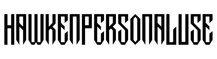 Hawken Personal Use  Descarca Fonturi Gratis