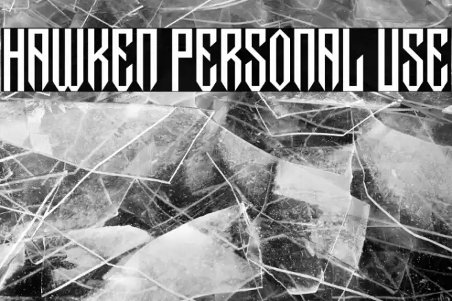 Hawken Personal Use Font examples