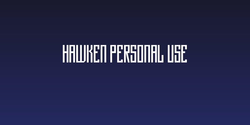 Hawken Personal Use Social Header