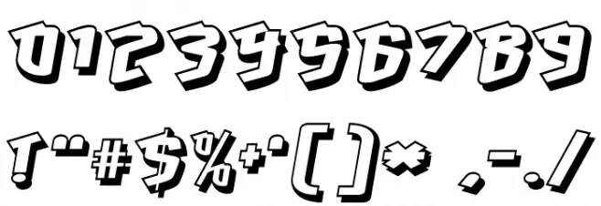 Hawkeye-Regular Font OTHER CHARS